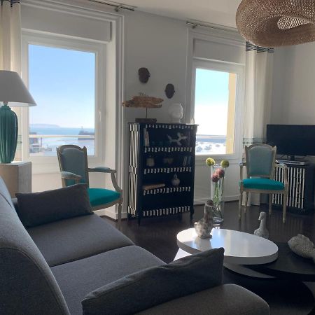 Appartement Villa Chausey, Vue Sur Le Port 그랑빌 외부 사진