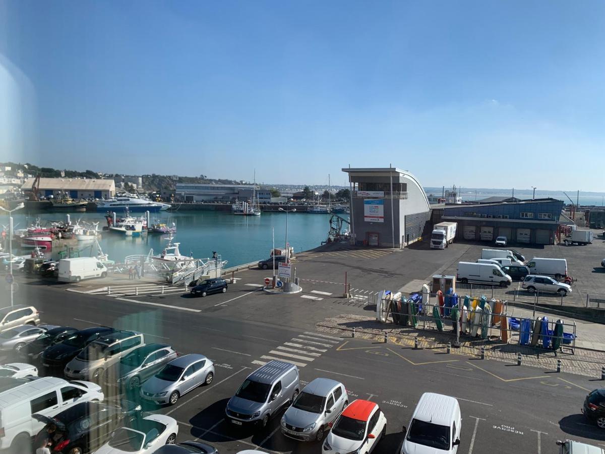 Appartement Villa Chausey, Vue Sur Le Port 그랑빌 외부 사진